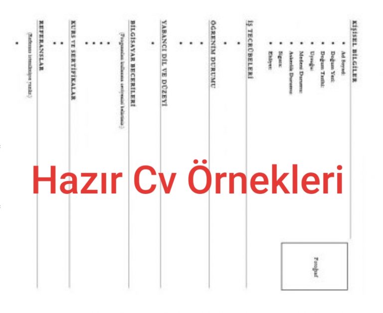 Hazır Cv