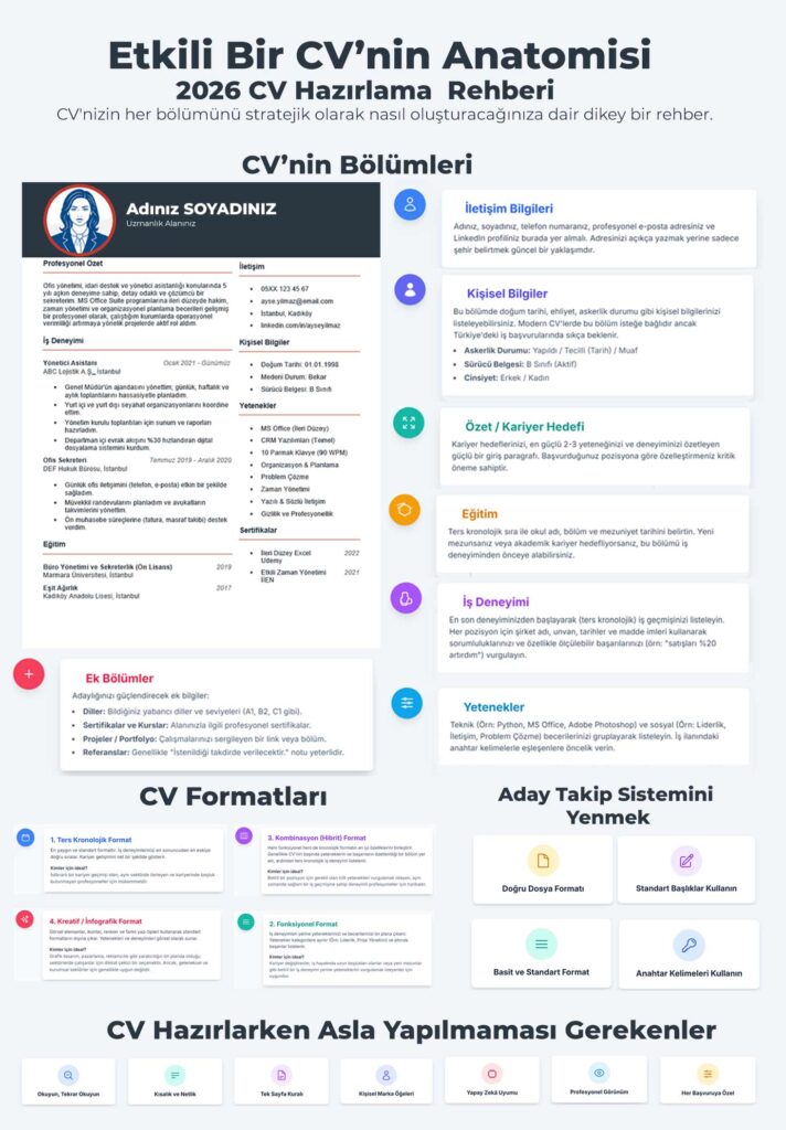 2026'nın En Kapsamlı CV Hazırlama Rehberi 2026 için etkili CV hazırlama rehberi