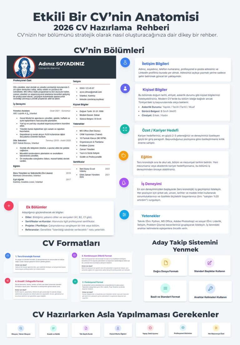 2026 için etkili CV hazırlama rehberi